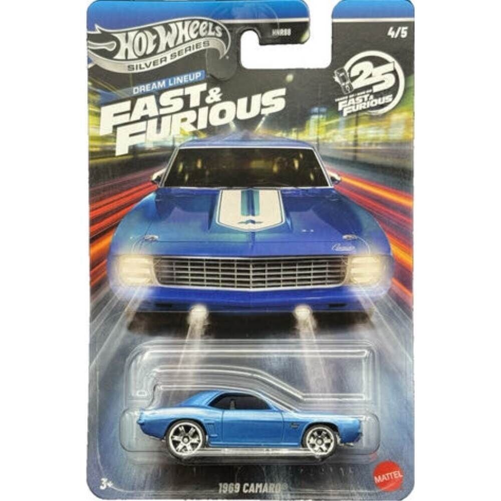 Hot Wheels 2025 Silver Fast & Furious Dream Lıneup 1969 Camaro JKX13