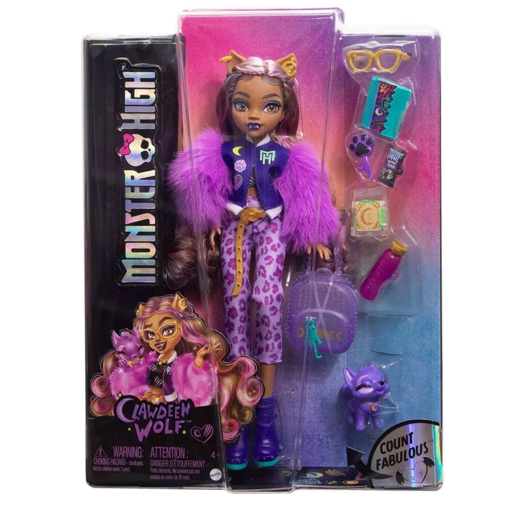 MONSTER HIGH Acayip Havalı Arkadaşlar  Clawdeen HRP65
