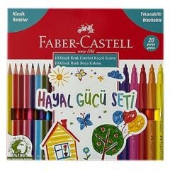 Faber-Castell Klasik Renkler Hayal Gücü Seti 20'li 000109