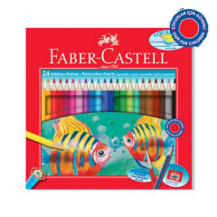 Faber Castell Karton Kutu Aquarel Boya Kalemi 24'lü 110624