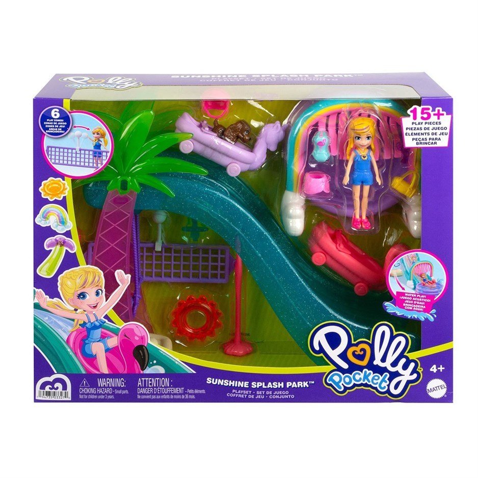 POLLY POCKET EĞLENCELİ  SU PARKI OYUN SETİ HDW63