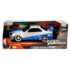 Jada Fast&Furious RC Nissan Skyline Gt-R 2002 Kumandalı Arabalar 1:16