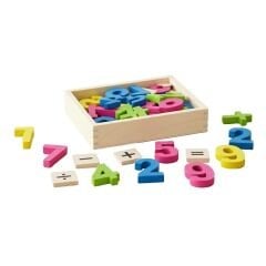 PLAY WOOD AHŞAP BLOKLAR RENKLİ RAKAMLAR 26 PARÇA