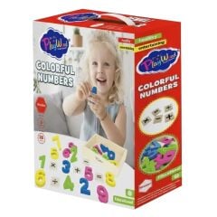 PLAY WOOD AHŞAP BLOKLAR RENKLİ RAKAMLAR 26 PARÇA