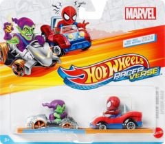 Hot Wheels Racerverse İkili Arabalar Green Goblin Spider Man HRT90