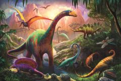 Trefl Puzzle Çocuk 100 Parça Dinosaurss Land