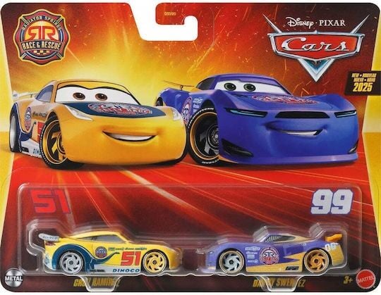 Cars ikili Araçlar Radiator Springs Race Rescue Cruz Ramirez  Danny Swervez JDH48
