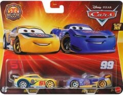 Cars ikili Araçlar Radiator Springs Race Rescue Cruz Ramirez  Danny Swervez JDH48