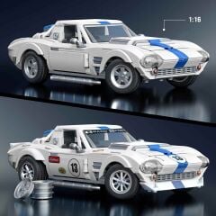 Hot Wheels Elite Serisi Corvette Grand Sport Araba 918 Parça Yapım Seti JGR31