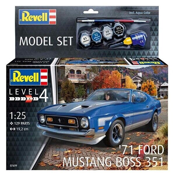 Revell Model Set 71 Ford Mustang Boss 351