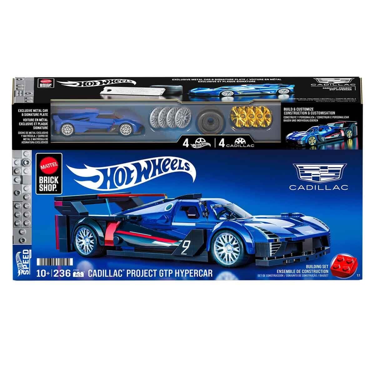 Hot Wheels Speed Serisi Cadillac Project GTP Hypercar Araba 236 Parça Yapım Seti JFR89