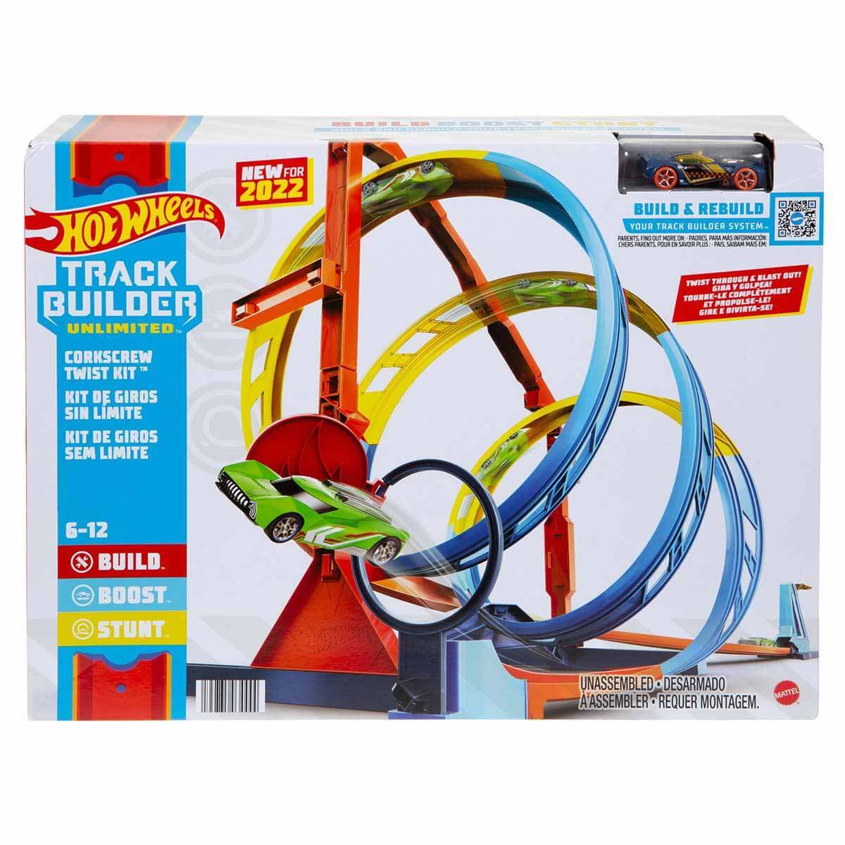 Hot Wheels Track Builder  Spiral Dönüşlü Pist Seti HDX79