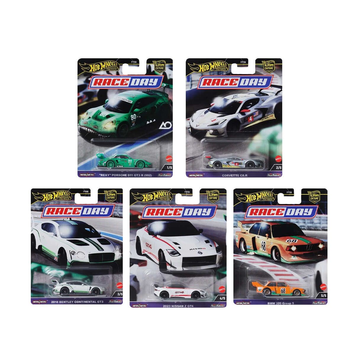 Hot Wheels Premium Car Culture Race Day HRV73 5'li Set