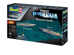 Revell Gift Set Diyorama Başlangıç Seti Bismarck