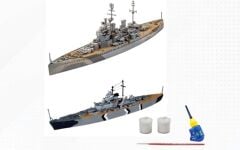 Revell Gift Set Diyorama Başlangıç Seti Bismarck