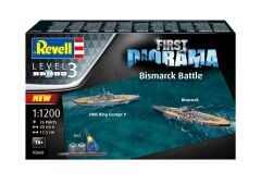 Revell Gift Set Diyorama Başlangıç Seti Bismarck