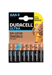 DURACELL TURBO AAA 6+2 INCE PİL