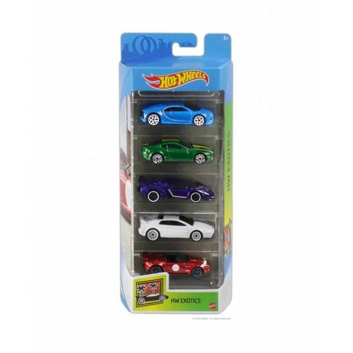 Hot Wheels 5'li Araba Seti Hw Exotics GTN33