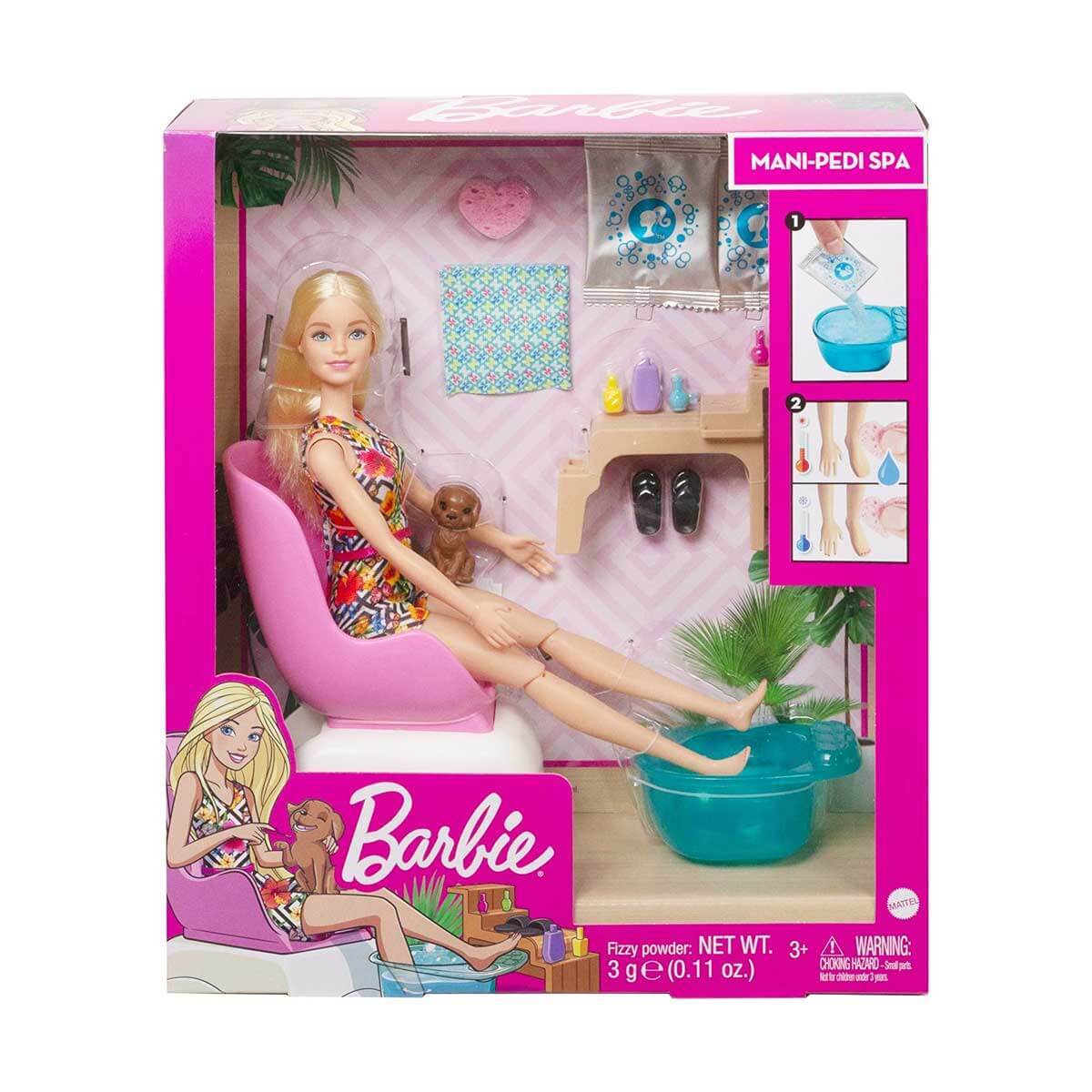 Barbie Sağlıklı Tırnak Bakımı Oyun Seti GHN07