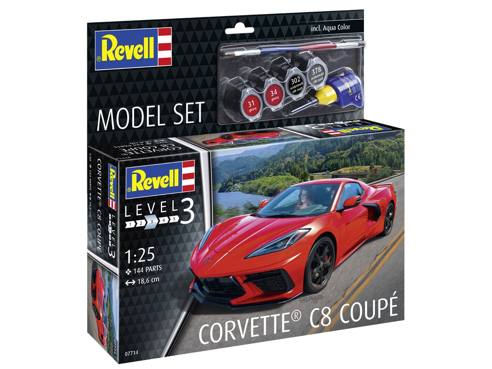 Revell Model Set Corvette C8 Coupé