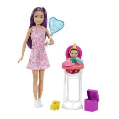 Barbie Bebek Bakıcısı Bebeği ve Aksesuarları Parti Temalı GRP40