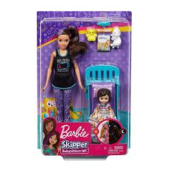 Barbie Bebek Bakıcılığı Oyun Seti Uyku Temalı GHV88