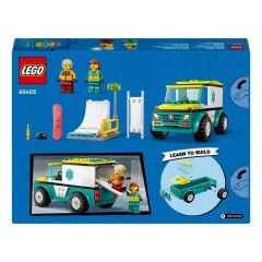 LEGO City Acil Ambulansı ve Snowboardcu 60403