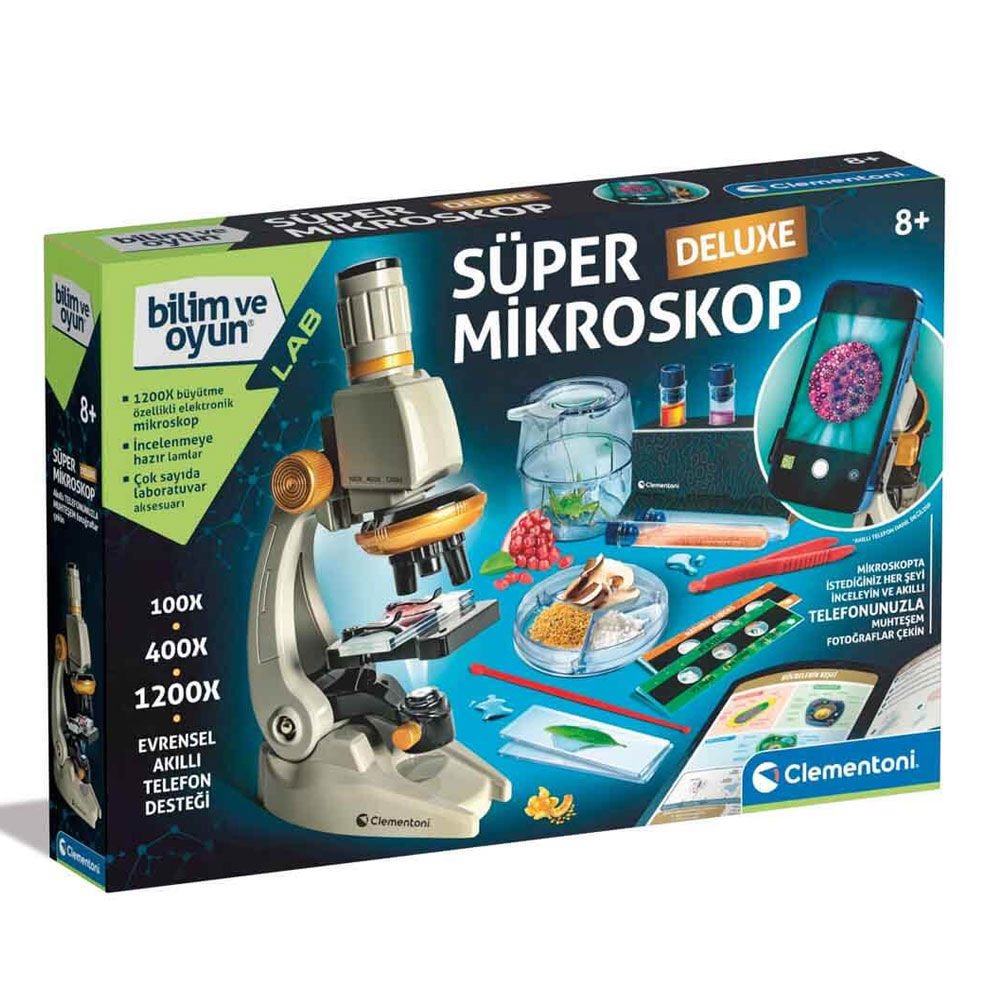 CLEMENTONİ BİLİM ve OYUN SÜPER MİKROSKOP 64473