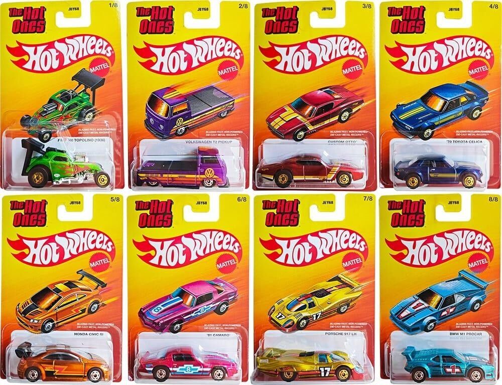 Hot Wheels The Hot Ones Die Cast Arabalar JBY68 8'Lİ