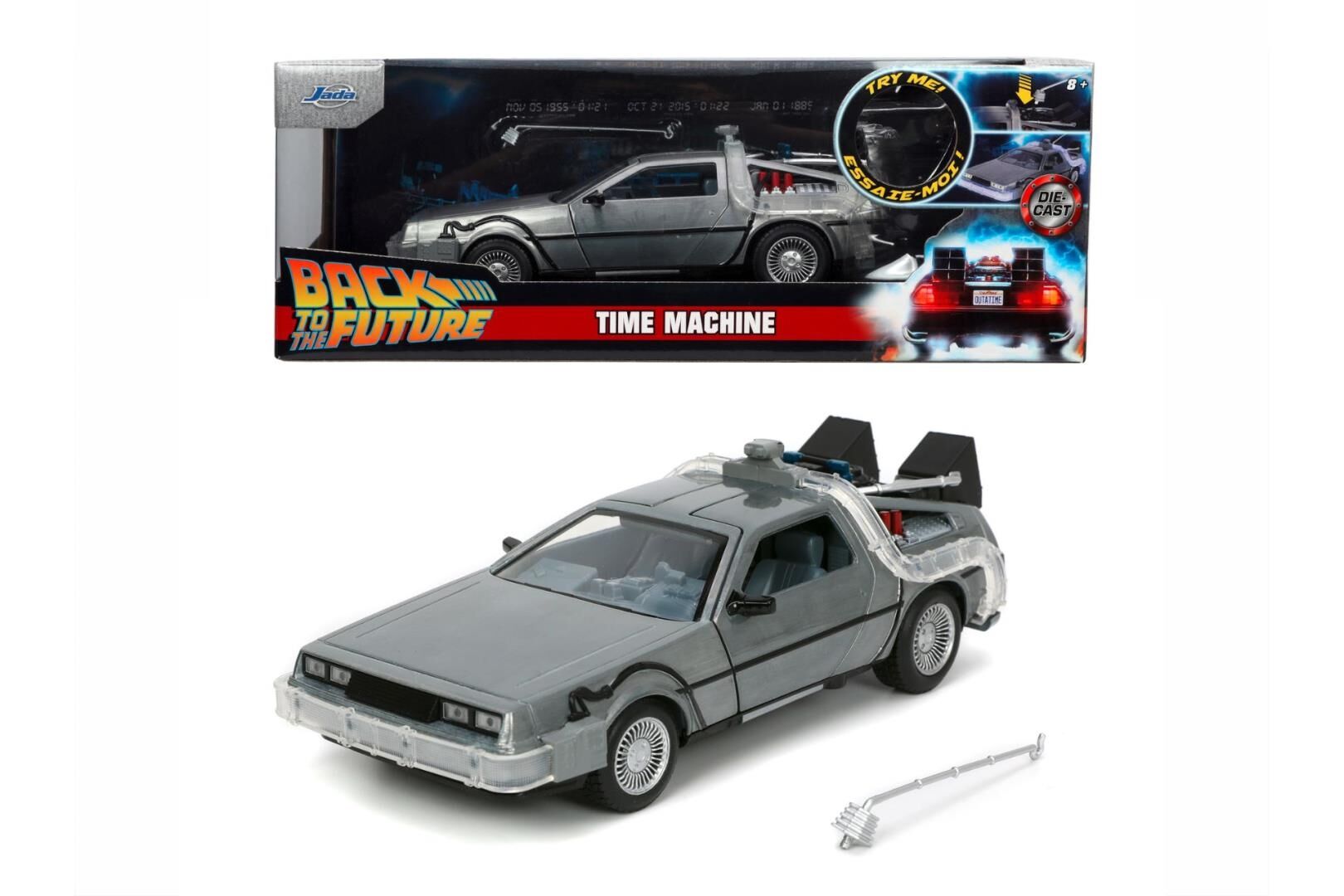 JADA BACK TO THE FUTURE 3255038 TİME MACHİNE METAL ARABA IŞIKLI 1:24