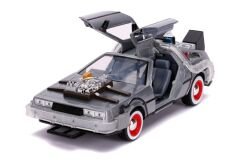 JADA BACK TO THE FUTURE 3 3255027 TİME MACHİNE METAL ARABA IŞIKLI 1:24