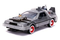 JADA BACK TO THE FUTURE 3 3255027 TİME MACHİNE METAL ARABA IŞIKLI 1:24