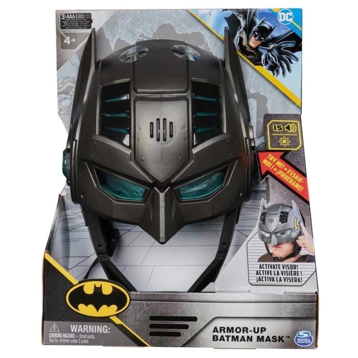 DC Comics Sesli ve Işıklı Zırhlı Batman Maskesi