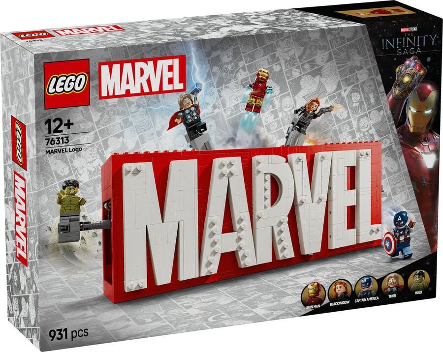 LEGO Marvel MARVEL Logosu ve Minifigürleri 76313