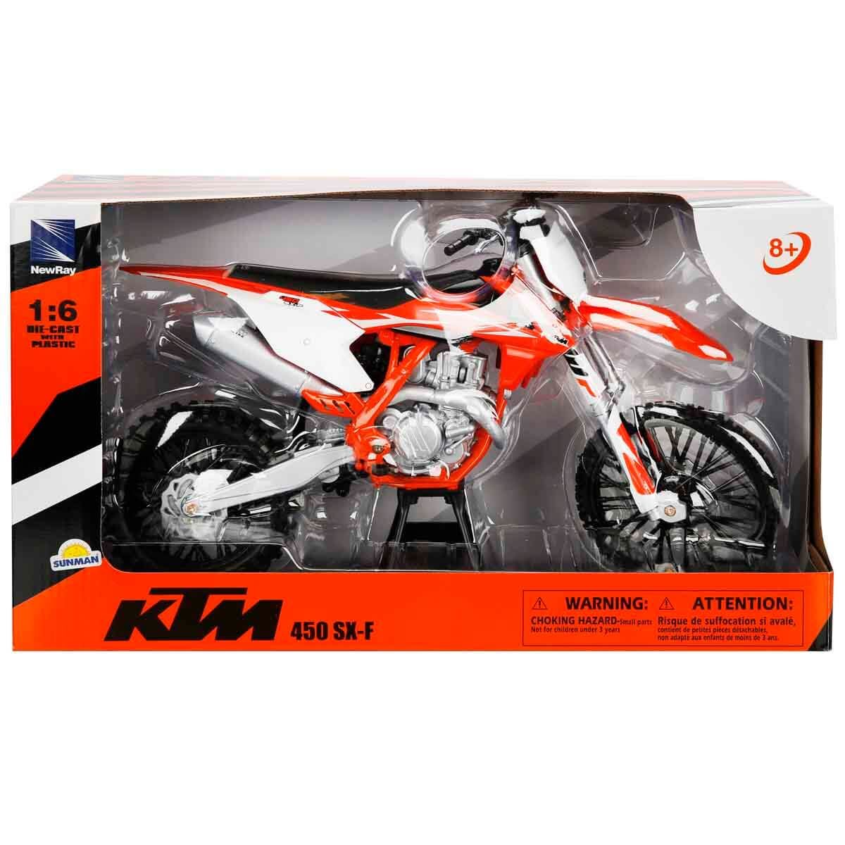 Sunman New Ray Toys KTM 450SX 2018 Motorsiklet 1:6