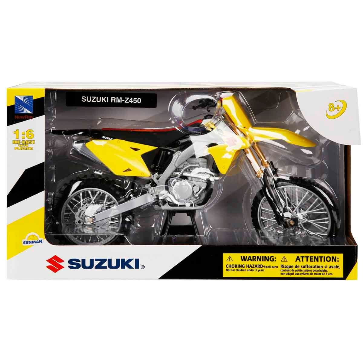 Sunman Suzuki RM-Z450 Model Motosiklet 1:6