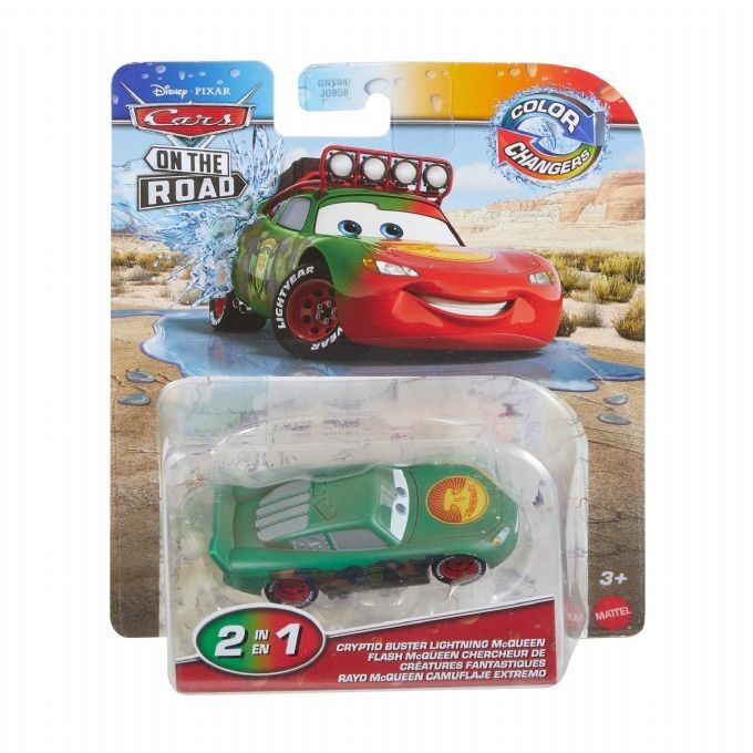 Cars Renk Değiştiren Araçlar Cryptid Buster Lightning Mcqueen JHG33