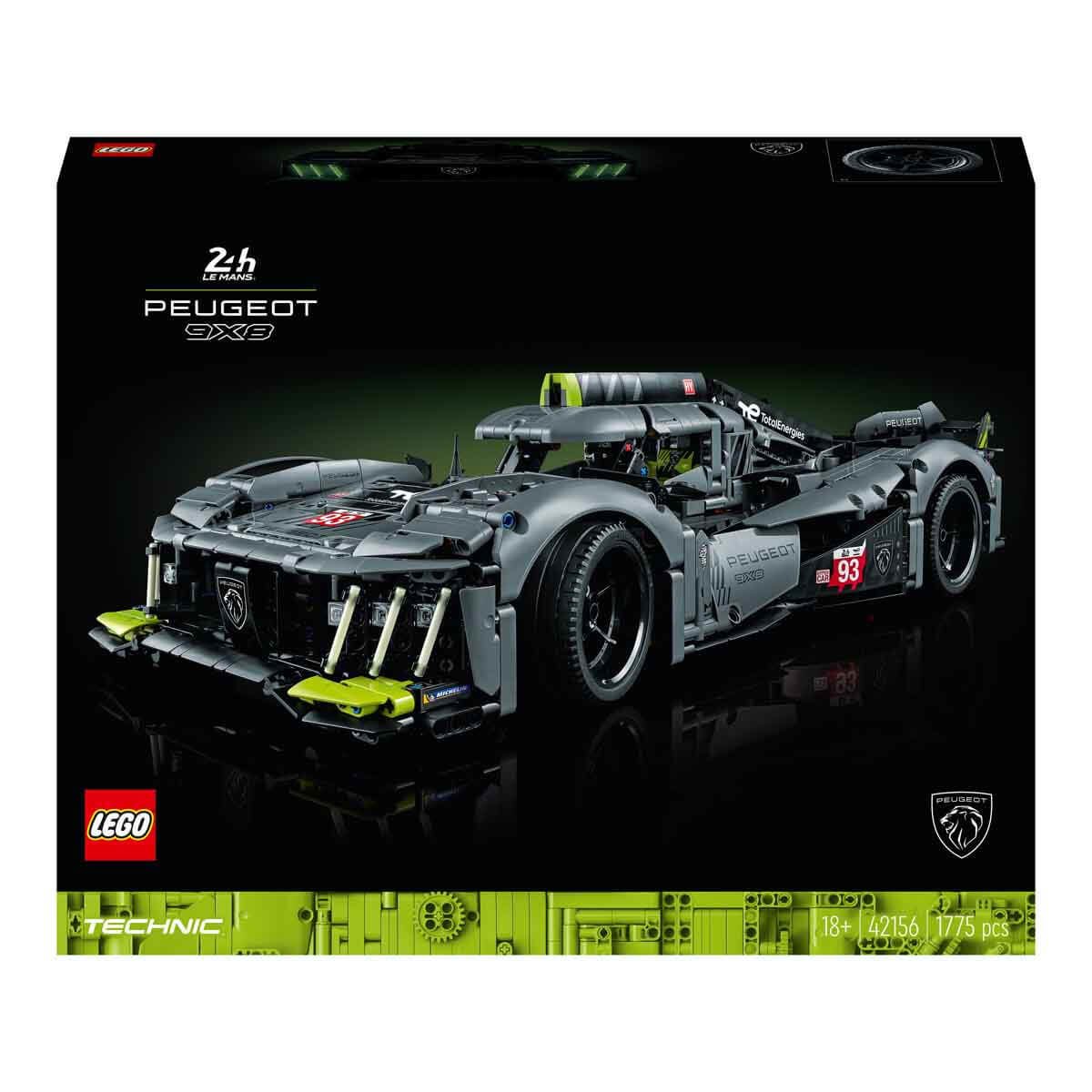 LEGO Technic PEUGEOT 9X8 24H Le Mans Hybrid Hypercar 42156