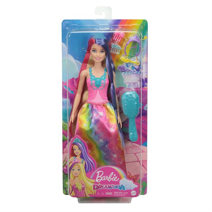 Barbie Dreamtopia Uzun Saçlı Bebekler Prenses GTF38