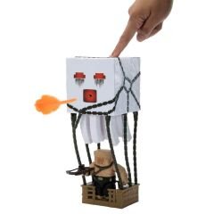 Minecraft Filmi Blast Attack Ghast Aksiyon Figürü Oyun Seti Sesli JFB69