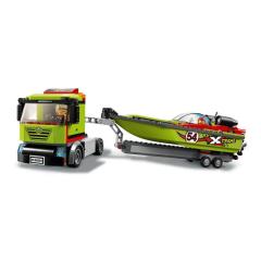 LEGO City Great Vehicles Yarış Teknesi Taşıyıcı 60254