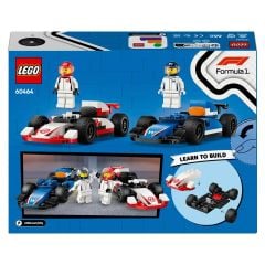 LEGO City F1 Williams Racing ve Haas F1 Yarış Arabaları Araç Oyuncak Seti 60464