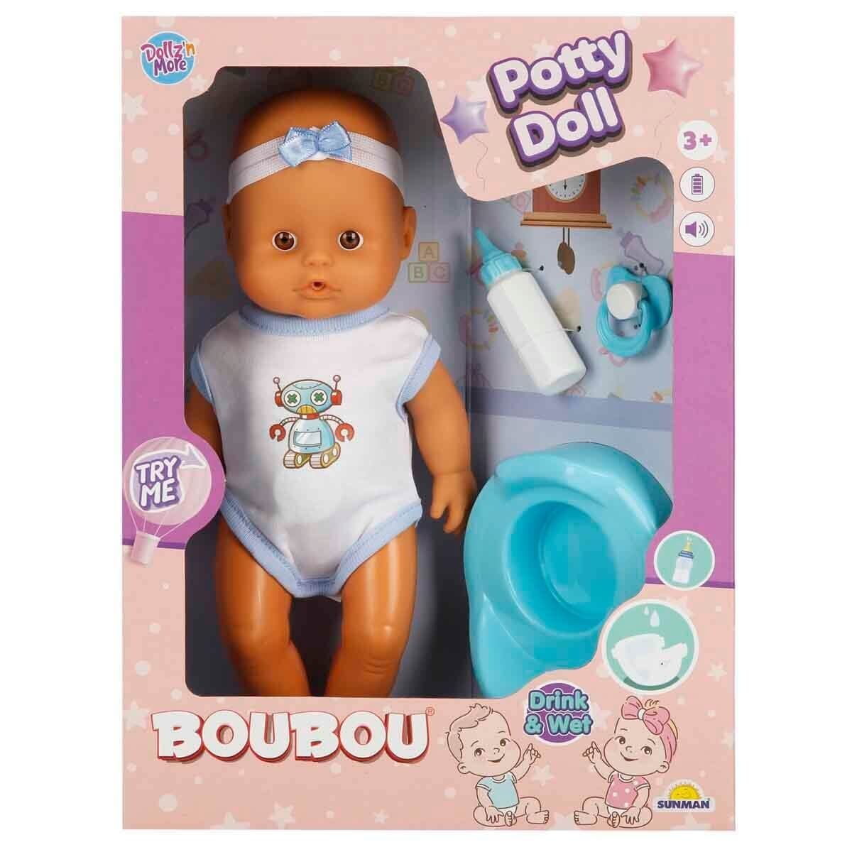 Boubou Altını Islatan Konuşan Bebek Seti 30 cm