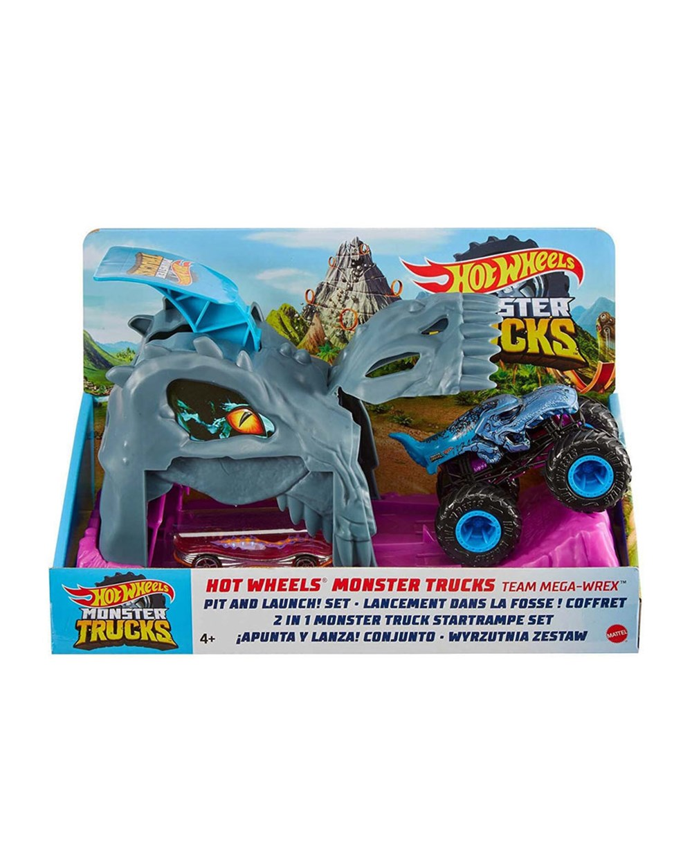 Hot Wheels Monster Trucks Fırlatıcılı Oyun Seti GVK00