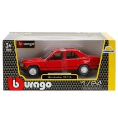Burago Mercedes-Benz 190 E 2.6 Model Araba 1:24 Kırmızı