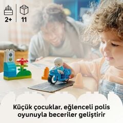 LEGO DUPLO Kasabası Mavi Polis Motosikleti 10471