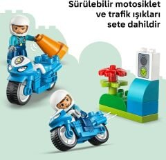 LEGO DUPLO Kasabası Mavi Polis Motosikleti 10471