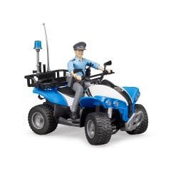 Bruder Atv Polis Aracı, Polis Memuru Ve Aksesuarları BR63010