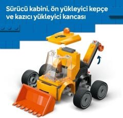 LEGO City Araçlar  İnşaat Yükleyicisi 60483