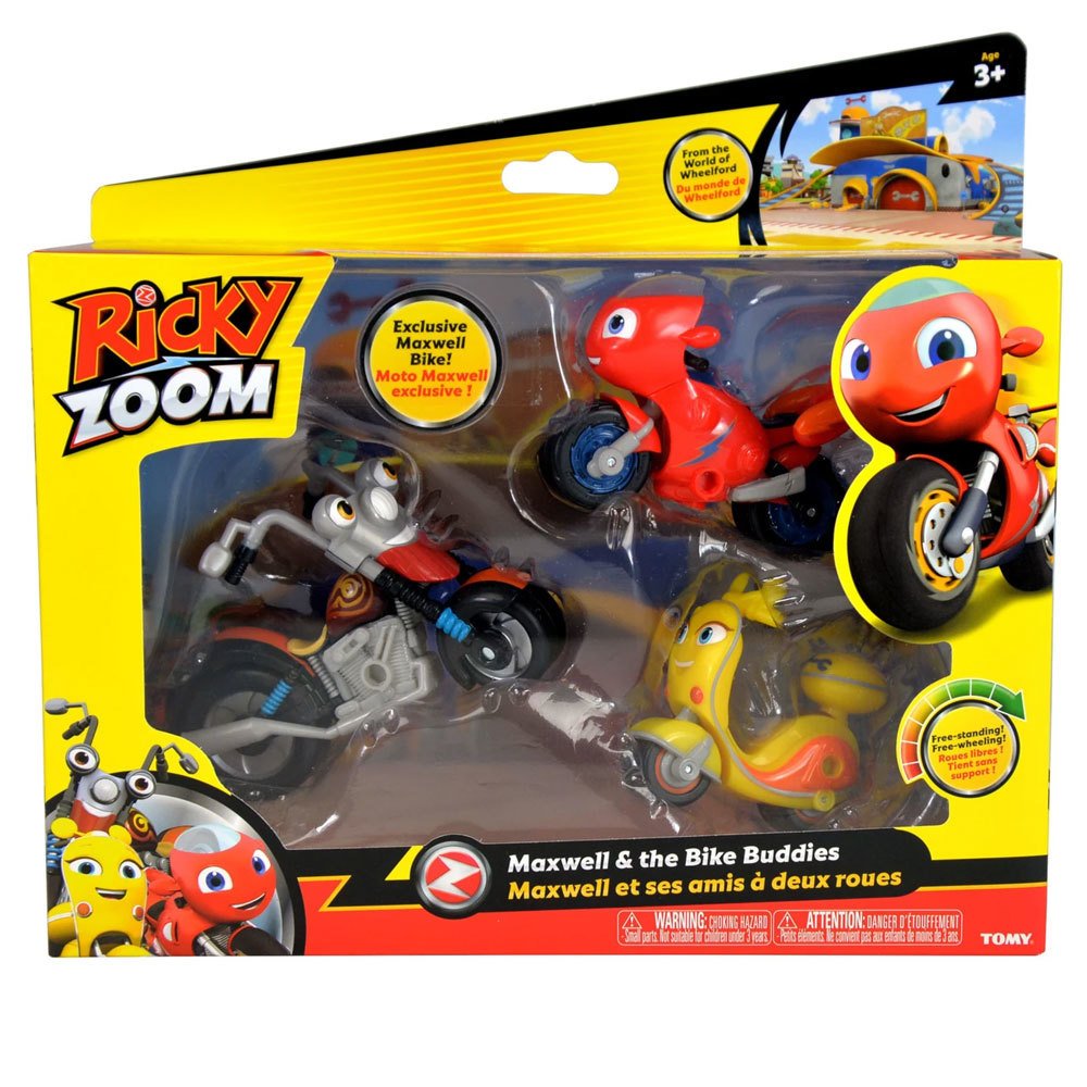 Ricky Zoom 3 lü Maxwell ve Motor Dostları Macera Paketi T20042